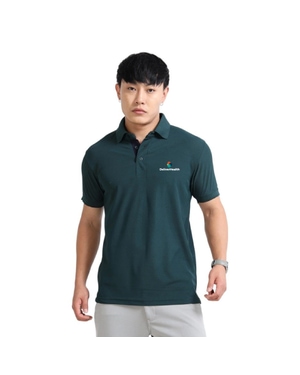 Greys&Blues AeroPiq Polo Tshirt- Green